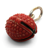 Sterling Silver Enamel Football Charm for Bracelet Sports Mom Gift Vintage New