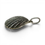 Sterling Silver Enamel Scallop Shell Charm for Bracelet Beach Vacation Jewelry