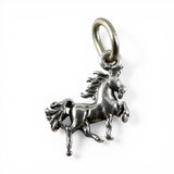 Tiny Sterling Silver Unicorn Charm Miniature Small Finding Jewelry Making Mini
