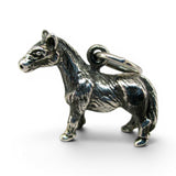 Sterling Silver Farm Horse Charm for Bracelet Farmer Wife Daughter Gift Vintage