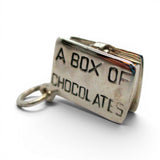 Sterling Silver Life is Like a Box of Chocolates Charm for Bracelet Gift for Mom