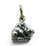 TINY Koala Bear Sterling Silver Charm Miniature Small Finding Jewelry Making