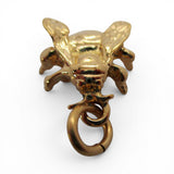 Sterling Silver Gold Vermeil Bee Charm for Bracelet Insect Jewelry Vintage New