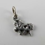 Tiny Sterling Silver Unicorn Charm