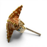 Sterling Siliver Enamel Starfish Post Earrings Beach Vacation Jewerly New Old
