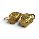 Gold Vermeil Measuring Basket Earrings Sterling Silver Dangle Drop Zechariah 5 6