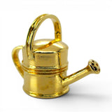 Sterling Silver Gold Vermeil Banded Watering Can Charm for Bracelet Garden Gift