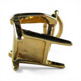 Sterling Silver Gold Vermeil Adirondack Chair Charm for Bracelet Vacation Gift