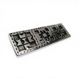 Sterling Silver Quilt Pattern Square Block Charm Holder Hanger Pin Vintage New