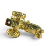Sterling Silver Gold Vermeil Farm Tractor Charm for Bracelet Farmer Wife Gift