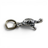 TINY Sterling Silver Turtle Charm Miniature Small Finding Jewelry Making Mini