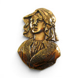 Lady of Lorraine France Brass Pin