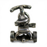 Sterling Silver Tricycle Charm for Bracelet Toddler Mom Gift Vintage Nostalgia