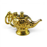 Gold Vermeil on Sterling Silver Aladdin Teapot Charm for Bracelet Tea Lover Gift