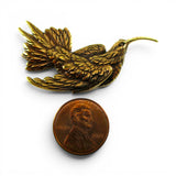Long Billed Curlew Bird Brass Pin