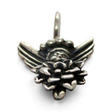 Sterling Silver Angel with Flowers Charm for Bracelet Wife Daughter Friend Gift