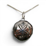 Sterling Silver Sand Dollar Pendant for Necklace Beach Vacation Jewelry New