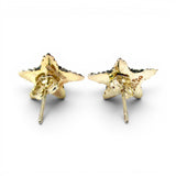 Sterling Siliver Enamel Starfish Post Earrings Beach Vacation Jewerly New Old