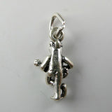 TINY Sterling Silver Frog Playing Guitar