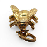 Sterling Silver Gold Vermeil Bee Charm for Bracelet Insect Jewelry Vintage New
