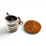 Sterling Silver Flour Sifter Pendant for Necklace Baker Baking Pastry Chef Gift