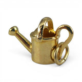 Sterling Silver Gold Vermeil Watering Can Charm for Bracelet Gardener Gift