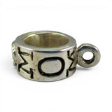 Sterling Silver Mom Charm Bead for Bracelet Converter Adapter Hanger Mother Gift