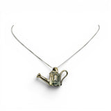 Sterling Silver Watering Can Pendant for Necklace Gardener Gift Vintage BCS New