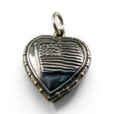 Puffy Heart Charm Number 33 (American Flag Heart)