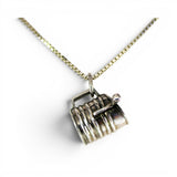 Sterling Silver Flour Sifter Pendant for Necklace Baker Baking Pastry Chef Gift