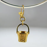 Vermeil Measuring Basket Earrings