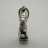 Easter Bunny Charm - All Silver