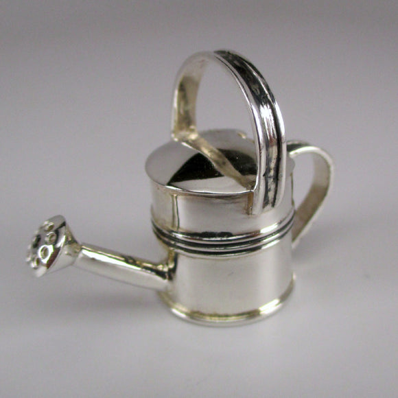 Silver Banded Watering Can Pendant