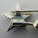 Star Charm Pin with Beads