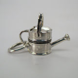 Silver Banded Watering Can Charm