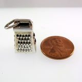 Sterling Silver Grater Pendant by Brown County Silver