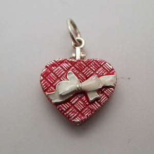 Red & White Box of Chocolates Charm