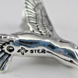 Sterling Silver Hummingbird Charm for Bracelet Bird Lover Gift Vintage New