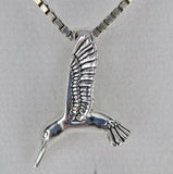 Sterling Silver Hummingbird Charm for Bracelet Bird Lover Gift Vintage New