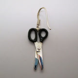 Enamel Scissor Earrings