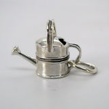 Silver Banded Watering Can Charm