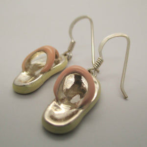 Flip Flop Earrings - Pink