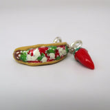 Taco and Chili Pepper Charm