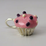 Pink Cupcake Charm