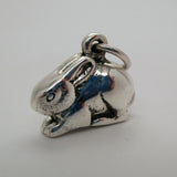 Bunny Charm - All Silver