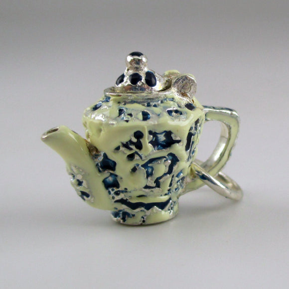 Blue Willow Teapot Charm