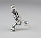 Sterling Silver Hummingbird Charm for Bracelet Bird Lover Gift Vintage New