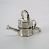 Silver Banded Watering Can Charm