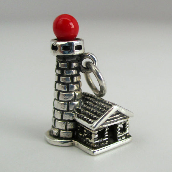 Red Top Lighthouse Charm