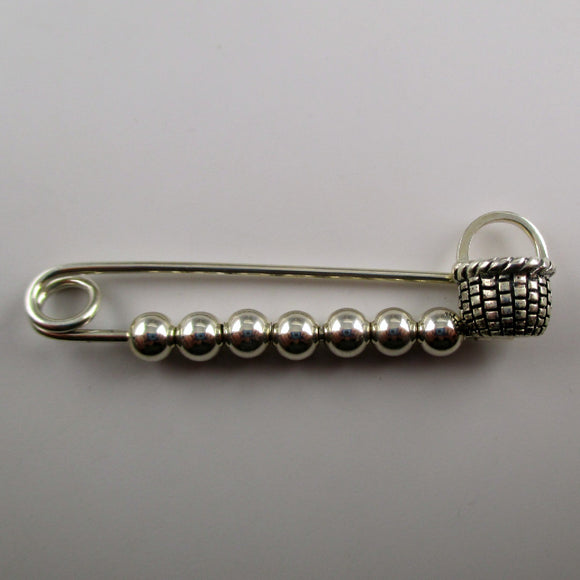 Basket Charm Pin with Beads